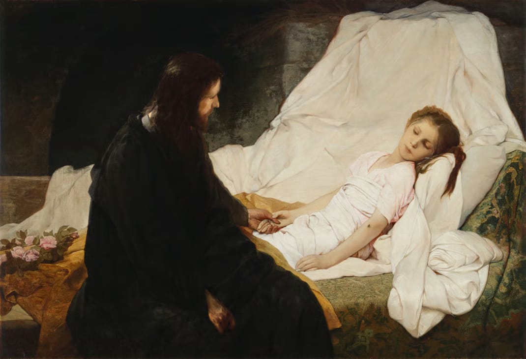 Gabriel von Max, The raising of Jairus’ daughter,
1878